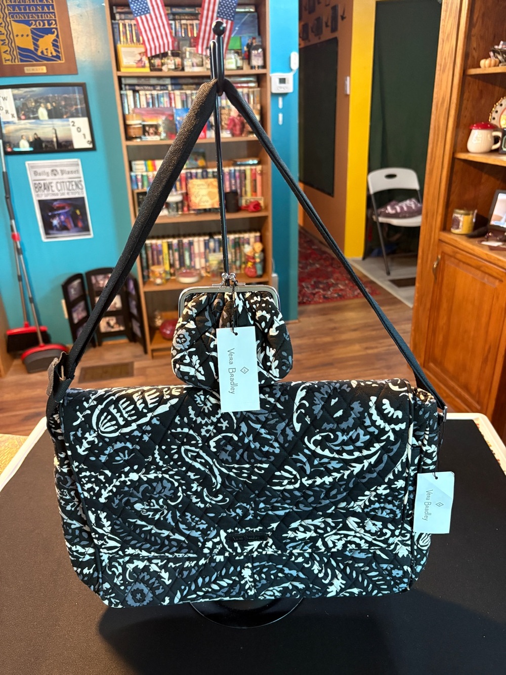 Vera Bradley Messenger Bag and Coin Purse NWT $154 MSRP